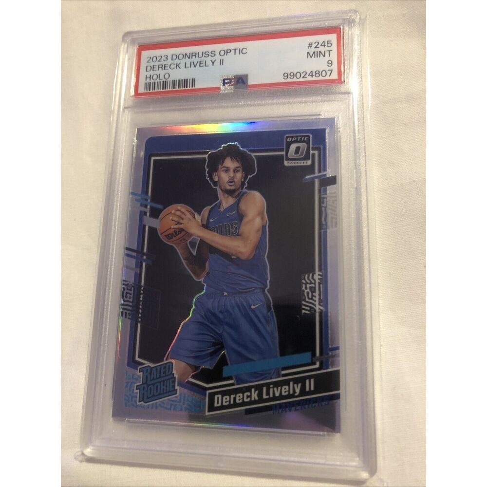 2023-24 Donruss Optic Holo #245 Dereck Lively II RR - PSA 9 Mint